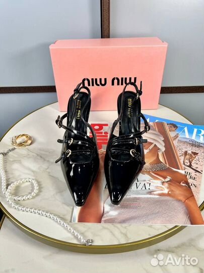 Туфли на каблуке miu miu (36-40)