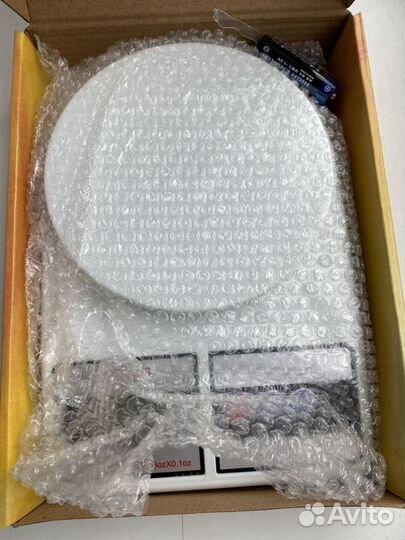 Весы электронные кухонные до 10 кг с батарейками