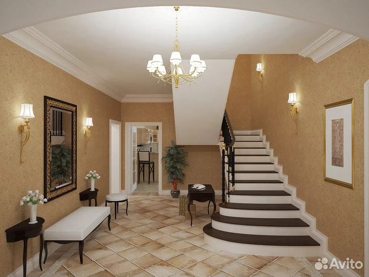 Ремонт в коттедже под ключ