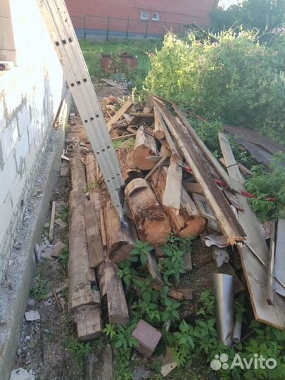 Вывоз досок, брёвен до 5 метров с вашего участка