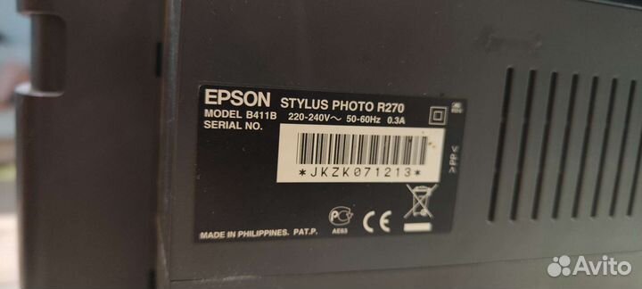 Принтер струйный epson stylus photo R270