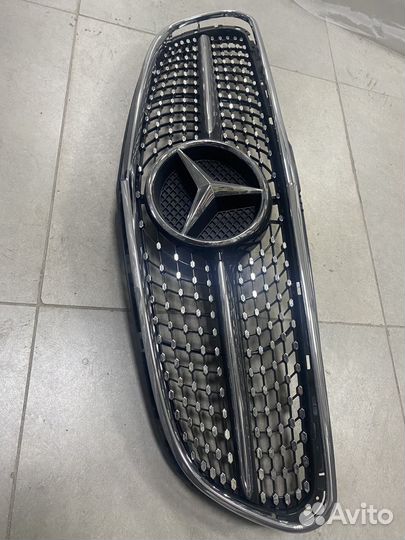 Решетка радиатора на mercedes w 212 рестайлинг