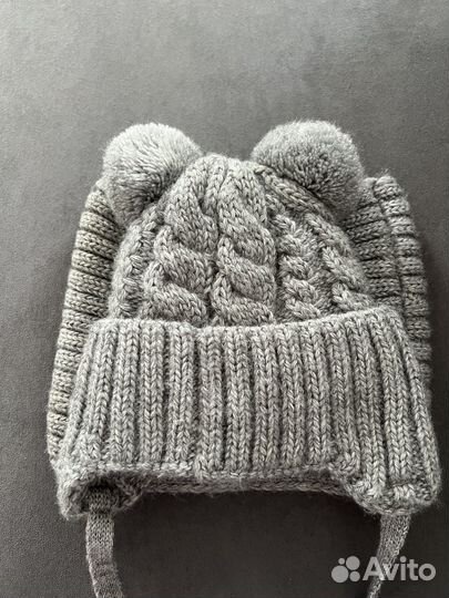 Зимняя детская шапка и снуд