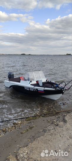 Лодка рыбацкая +Yamaha 60 лс 4 такт