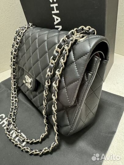 Сумка женская Chanel flap bag черная