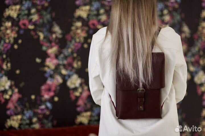 Рюкзак из натуральной кожи