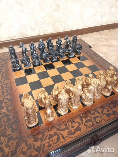 Шахматы и шашки ручной работы