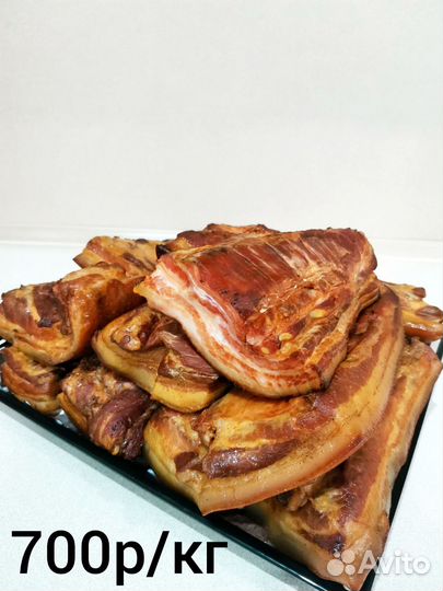Грудинка горячего копчения