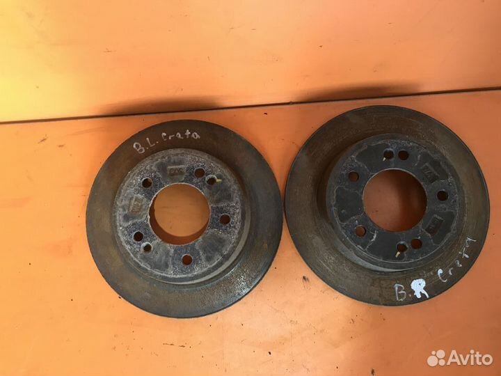 Диск тормозной задний на Hyundai Creta