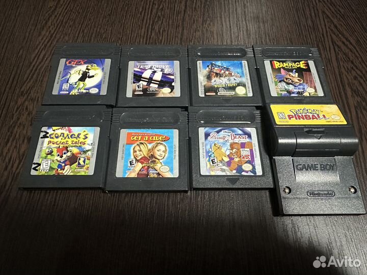 Оригинальные картриджи для game boy