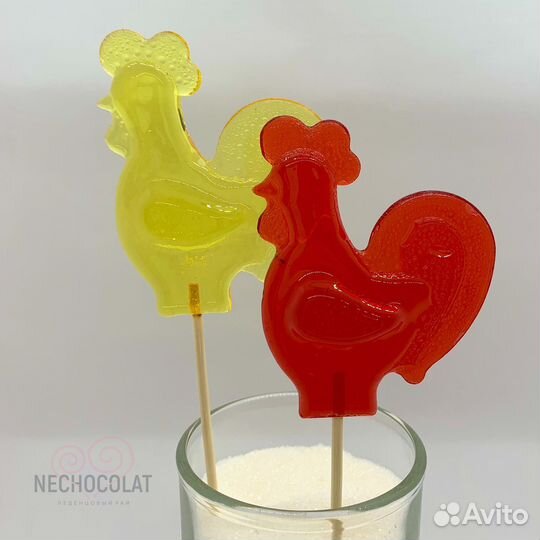 Силиконовая форма молд для леденцов петушок