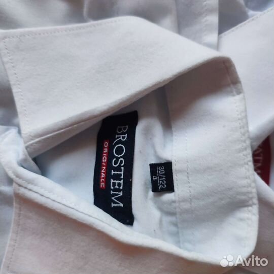 Рубашки белые школьные 122-128-134 цена за 4 шт