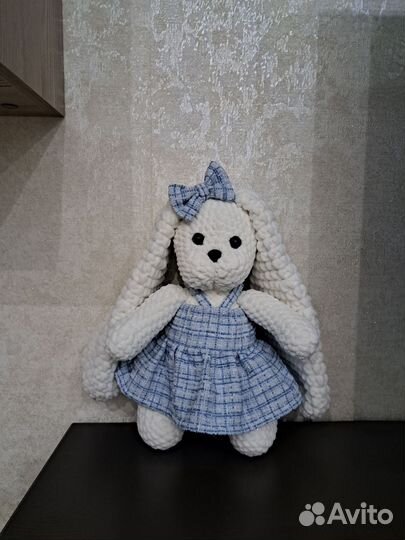 Мягкая игрушка зайчик ручной работы