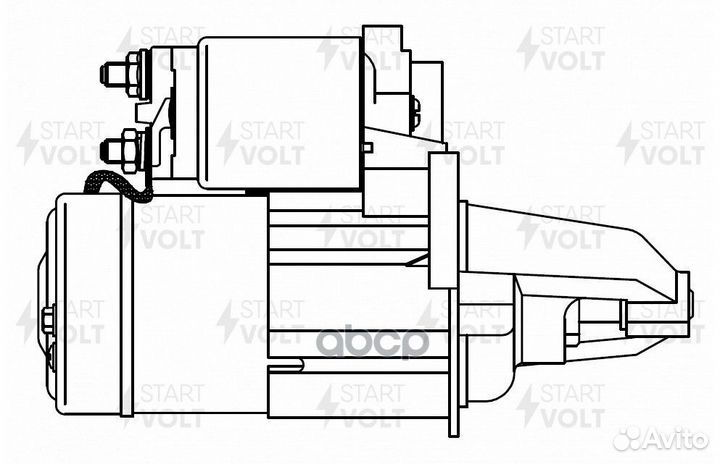 Стартер Nissan Almera N15 (95) /Sunny N14 (90)