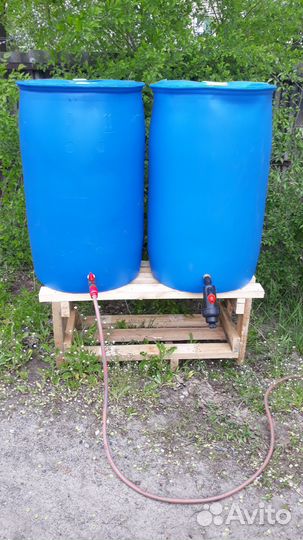 Бочка для воды пластиковая