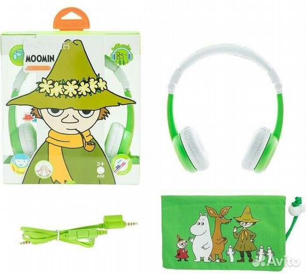 Наушники детские Onanoff Buddyphones Moomin