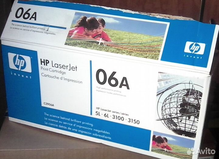 HP LaserJet 6L Принтер лазерный + 2й картридж