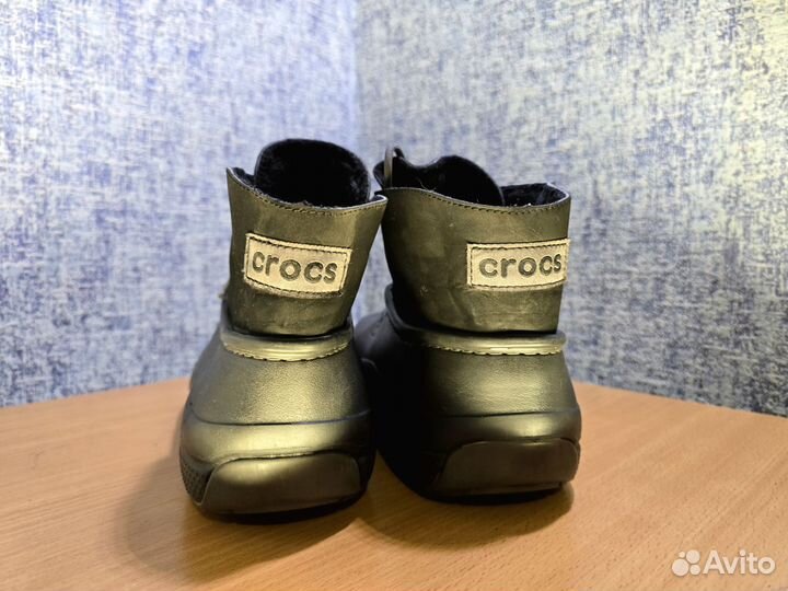 Crocs сапоги теплые как галоши