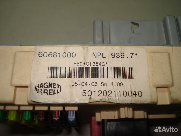 Блок комфорта 60686059 50510079 Альфа Ромео 159