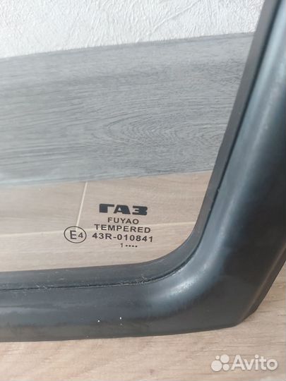 Стекла и их уплотнители передних дверей газельnext