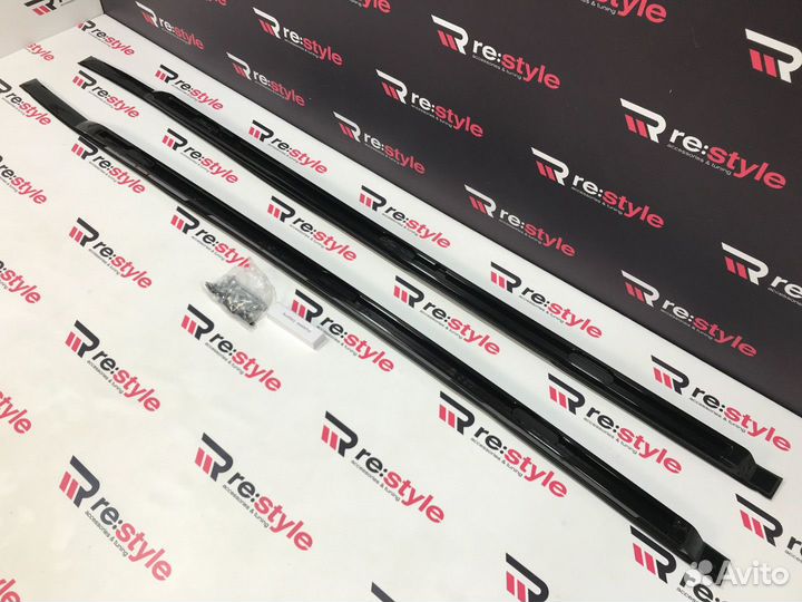 Рейлинги Land Rover Defender с19г Черные D2356