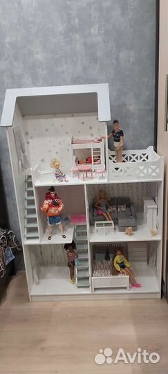 Домик кукольный для барби