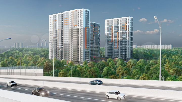 3-к. квартира, 55,5 м², 4/25 эт.