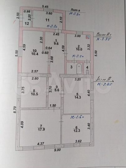 Дом 94,8 м² на участке 32 сот.
