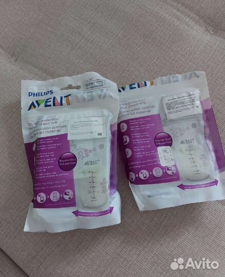 Пакеты для заморозки молока Авент Avent Philips