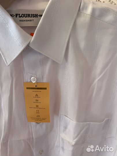 Рубашка белая на мальч 13 14 15 лет. Новая