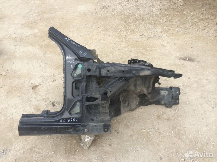 Лонжерон Mercedes C-class W204