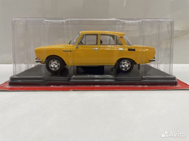 Москвич 2140 желтый 1/24 Ашет коллекция