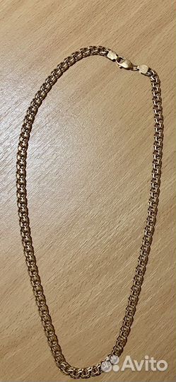 Цепочка золотая мужская бисмарк 585 проба