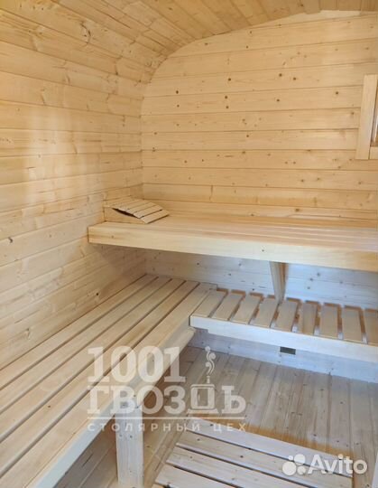Баня бочка парус от 2м на заказ