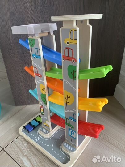 Автотрек с машинками дороги