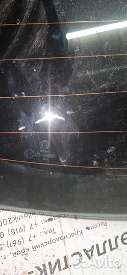 Стекло задние skoda Rapid 1 рестайл