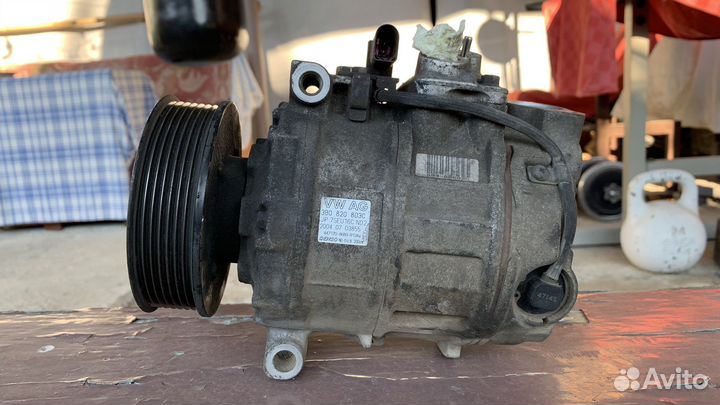 Компрессор кондиционера Porsche Caeyenn 955