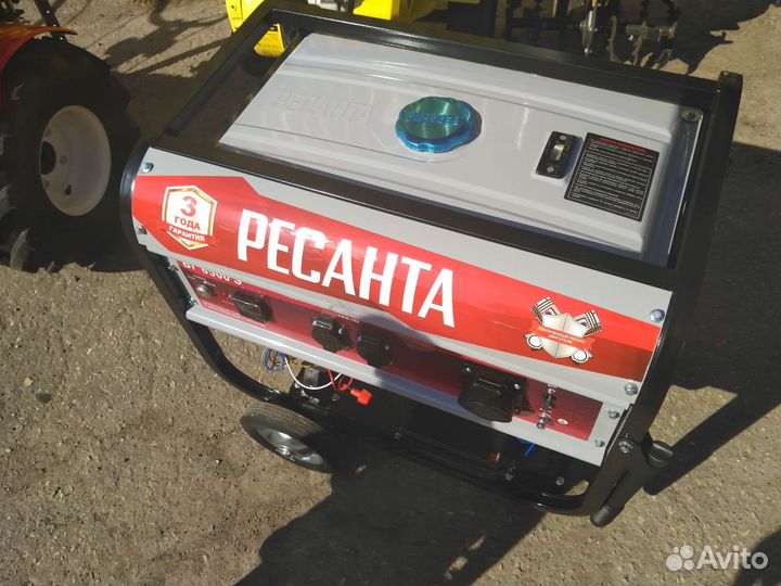 Бензиновый генератор Ресанта бг-6500Э