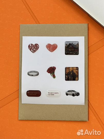 3D стикеры на телефон/ноутбук/планшет