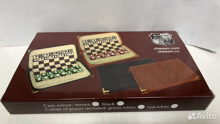 Шахматы карманные магнитные аналог Симза (Красные)