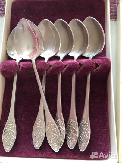 Чайные ложки мельхиор