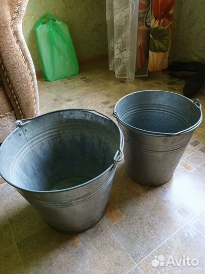 Ведра оцинкованное большие