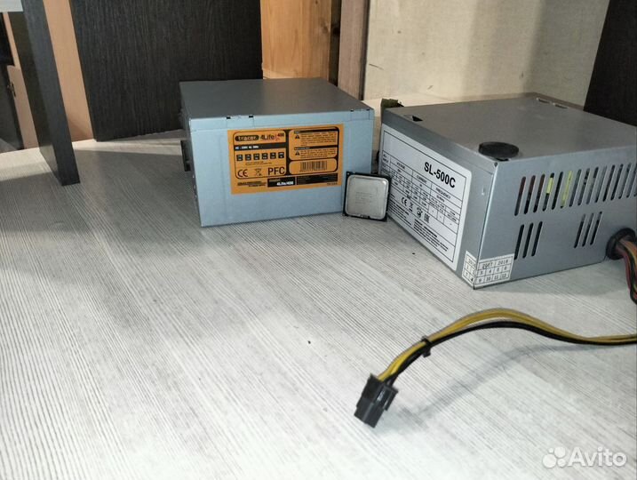 Блок питания и процессор