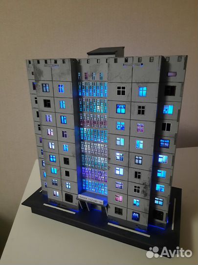 Ночник панельный дом