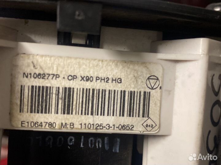 Блок управления отопителем Renault Sandero