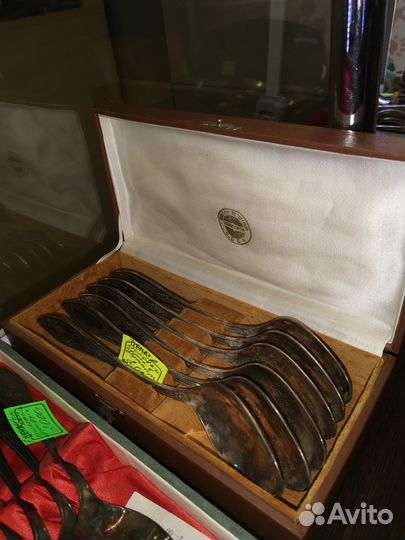 Столовые приборы мельхиор, серебро советские