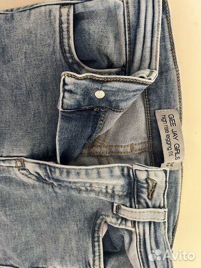Джинсы для девочек 128