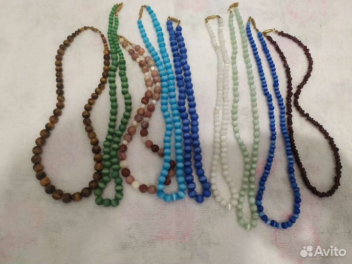 Бусы из натуральных камней