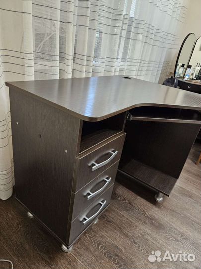 Компьютерный стол угловой цвет венге