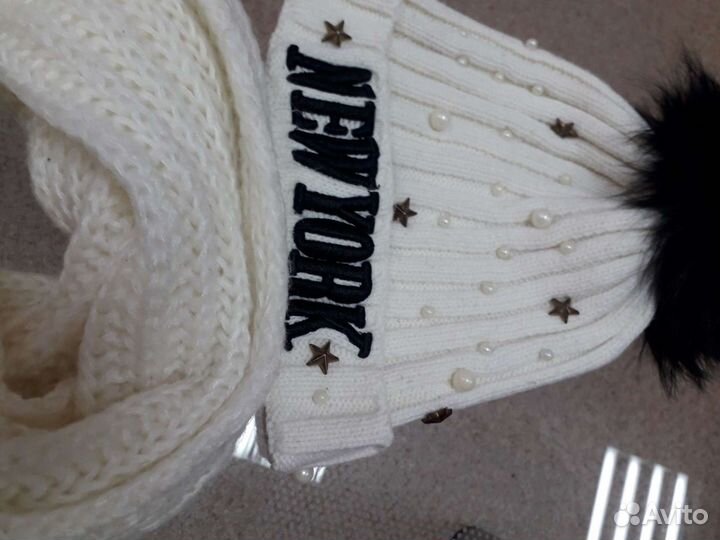 Шапка + снуд/ шарф